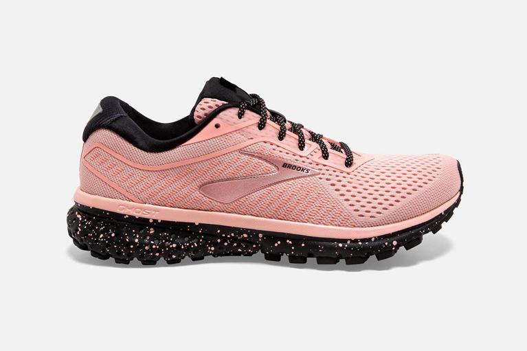 Brooks Ghost 12 Road Running Shoes - Women's - Pink (70921-EFHL)